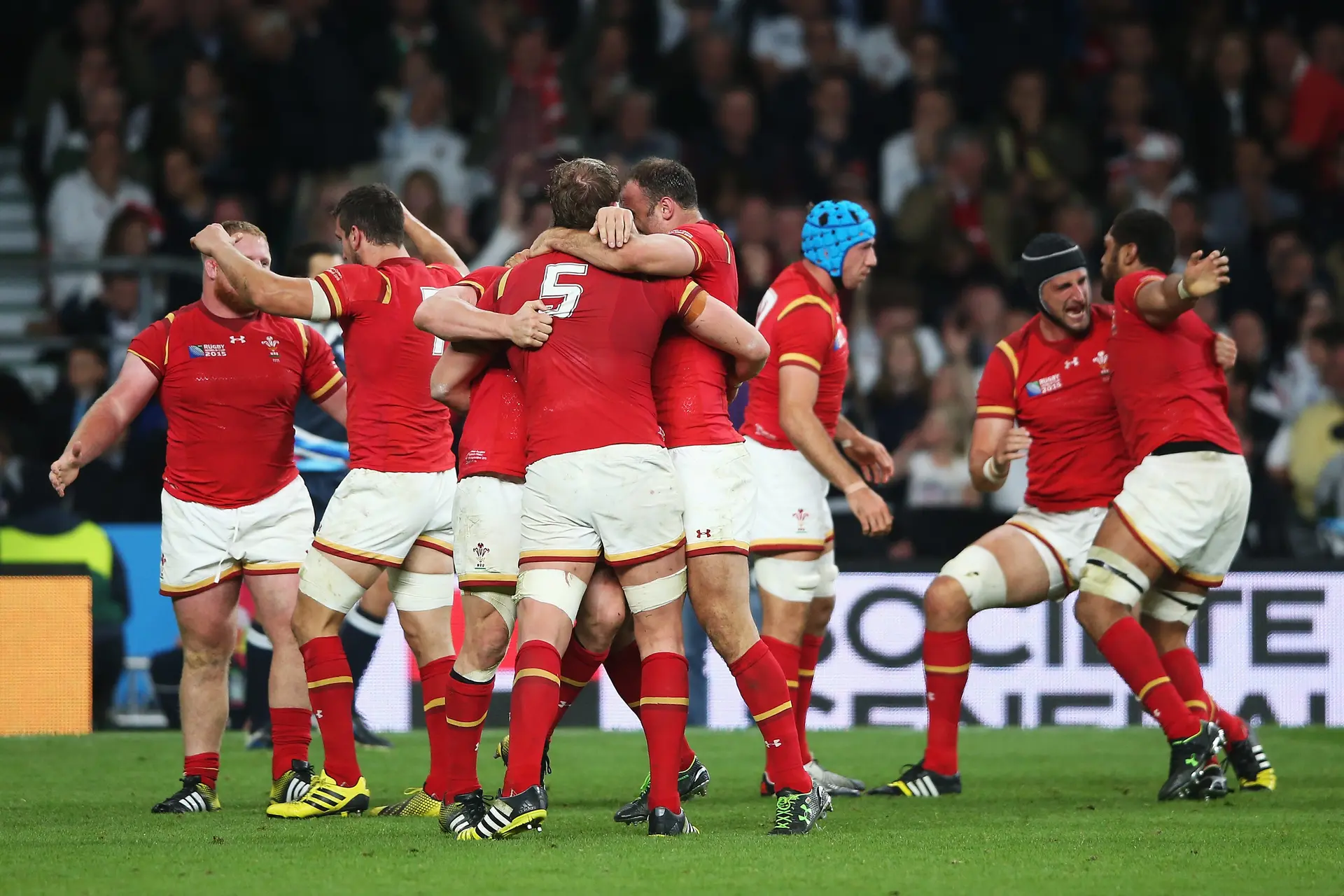 during the 2015 Rugby World Cup Pool A match between England and Wales at Twickenham Stadium on September 26, 2015 in London, United Kingdom.
