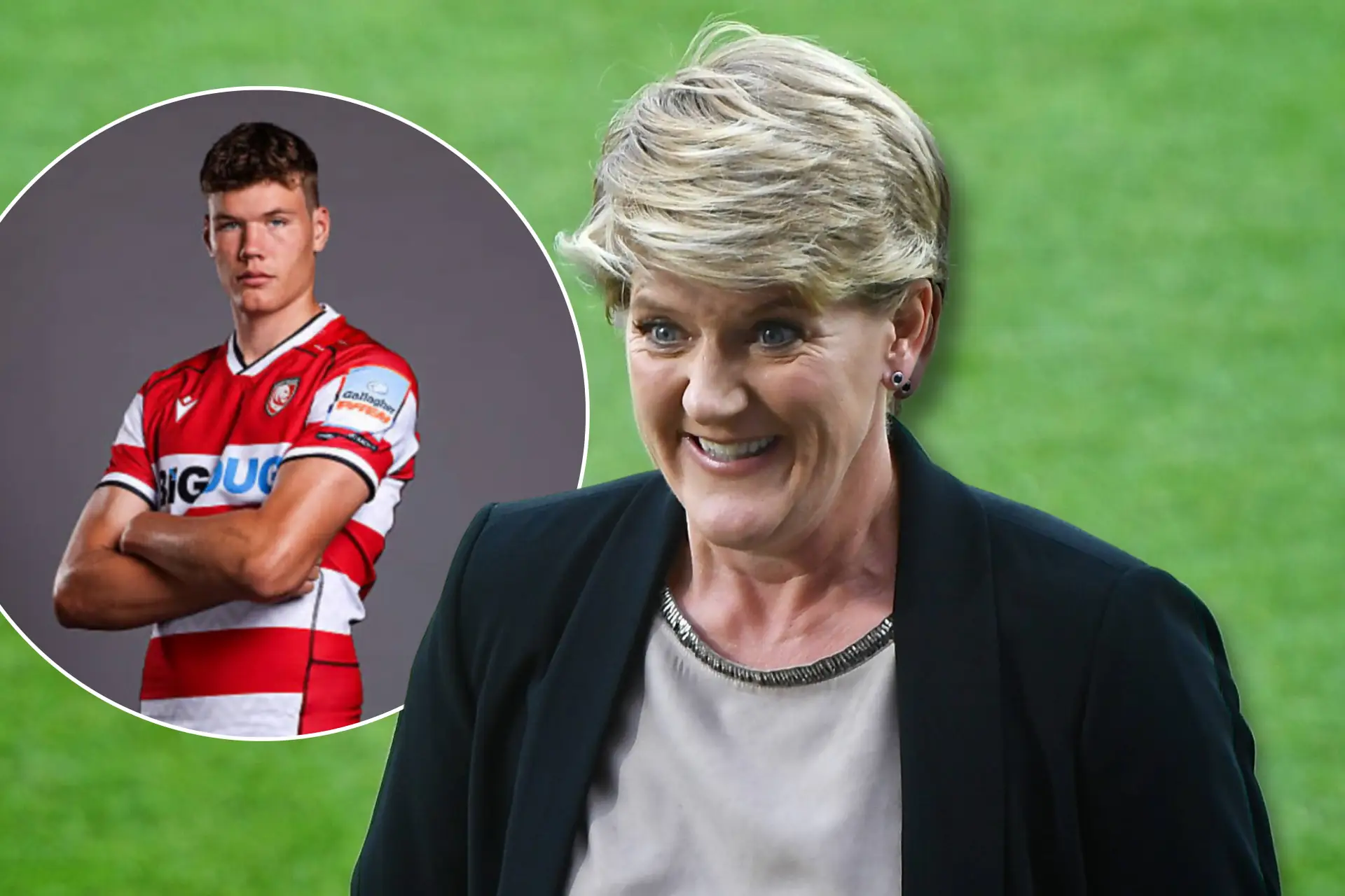 Clare Balding’s 6ft 9in nephew
