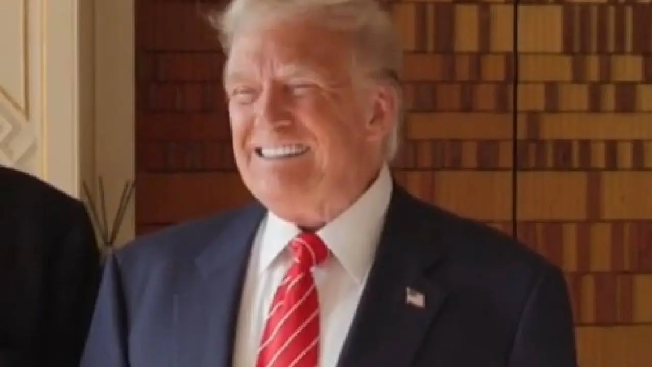 Maxima doet een Trump-imitatie, beelden gaan de hele wereld over