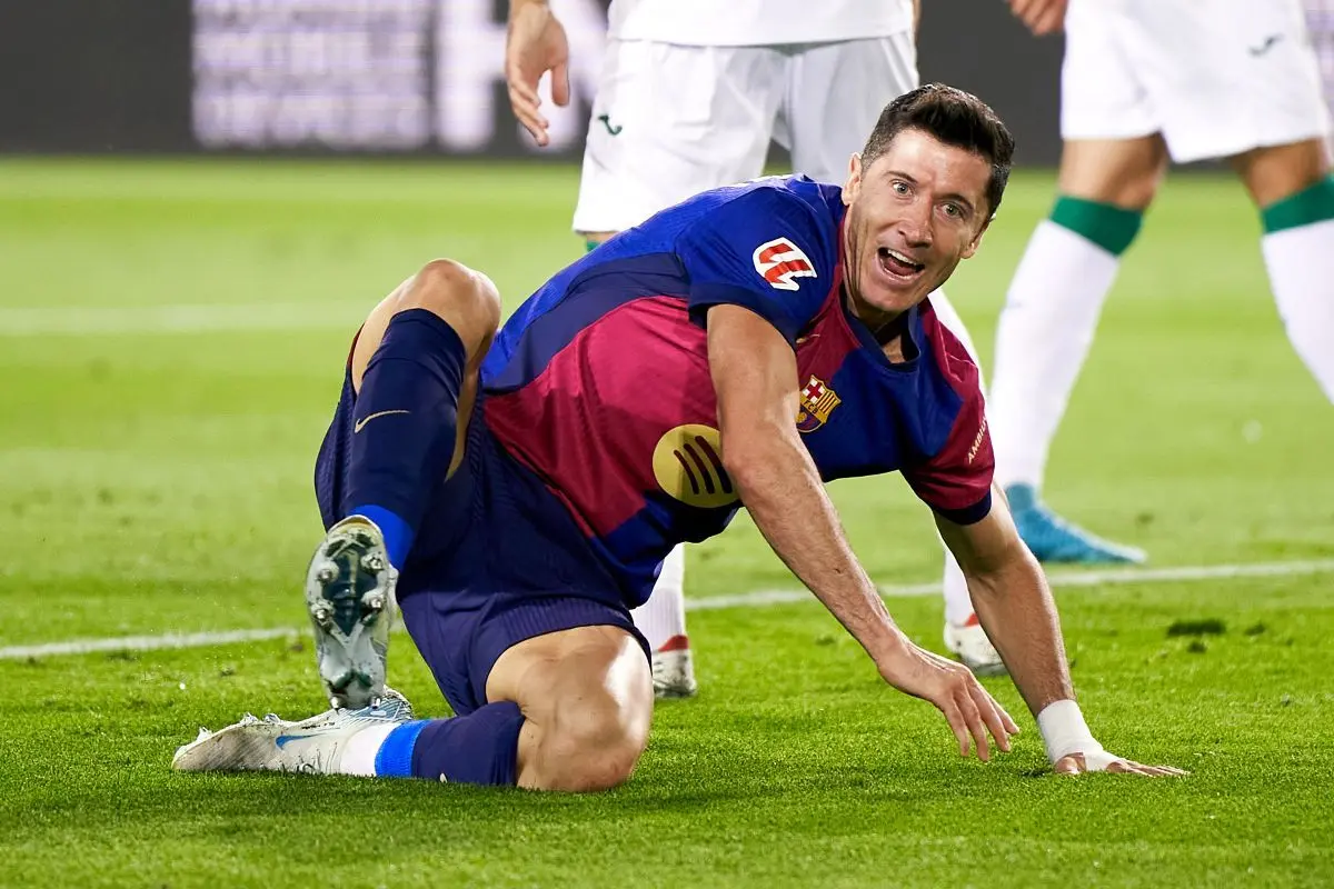 Robert Lewandowski ude på ubestemt tid