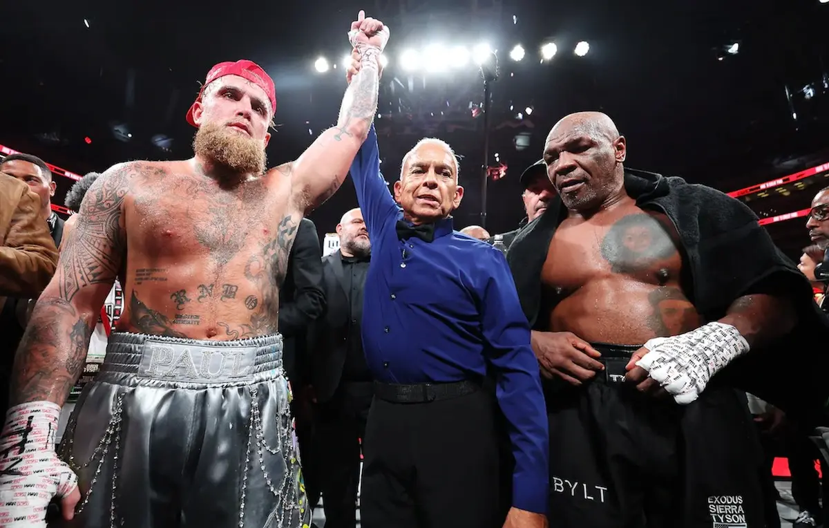 Mike Tyson og Jake Paul genforenet for første gang siden deres kontroversielle kamp