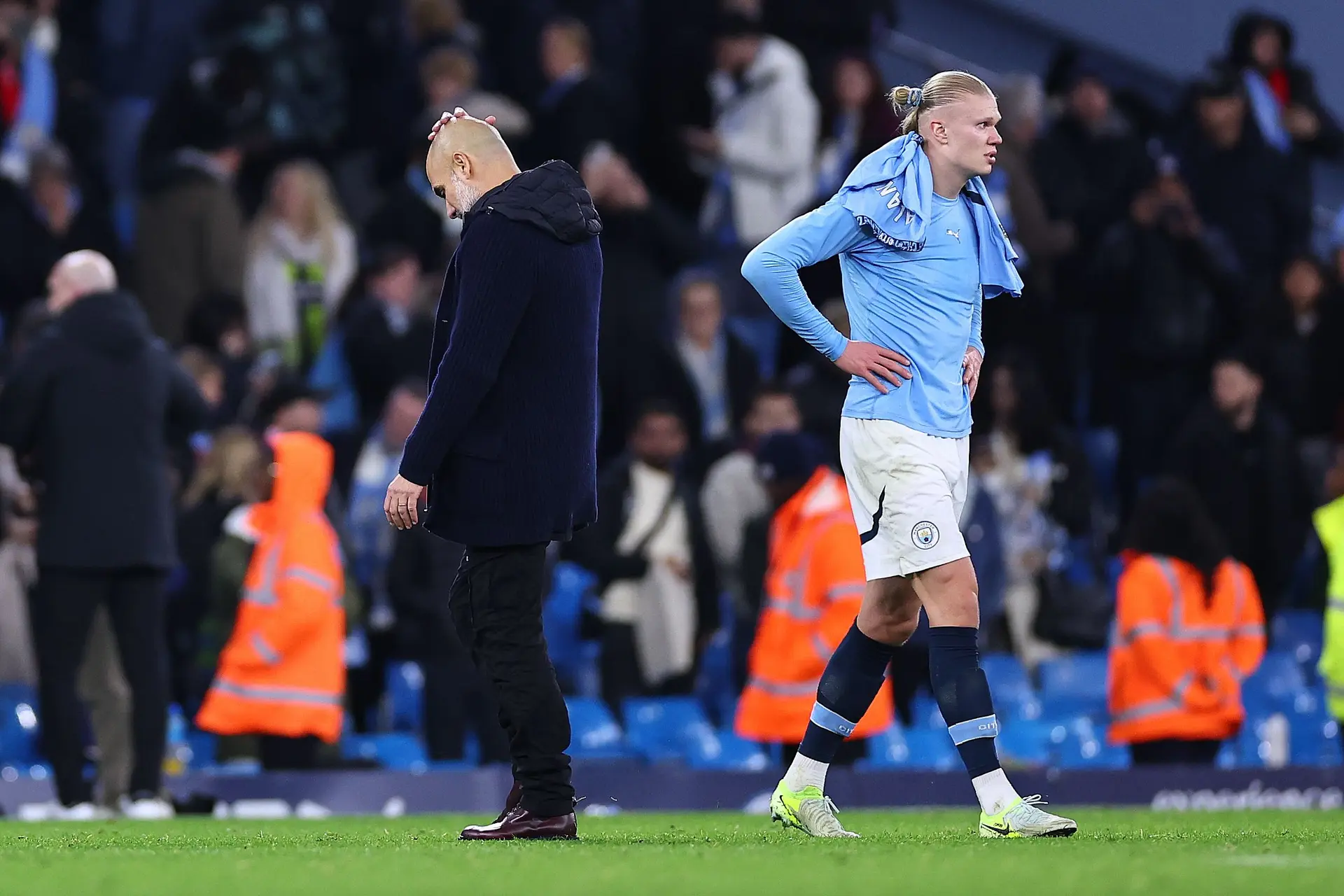 Manchester Citys omklædningsrum er splittet: Haaland har fået nok af Pep