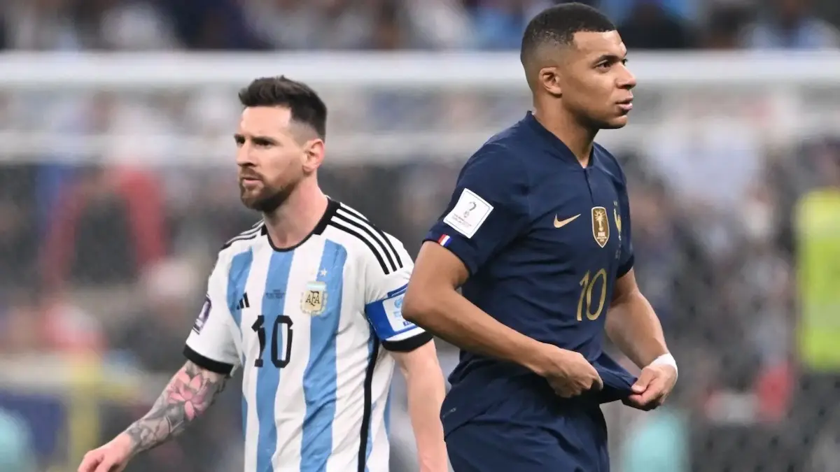 lionel messi kylian mbappe