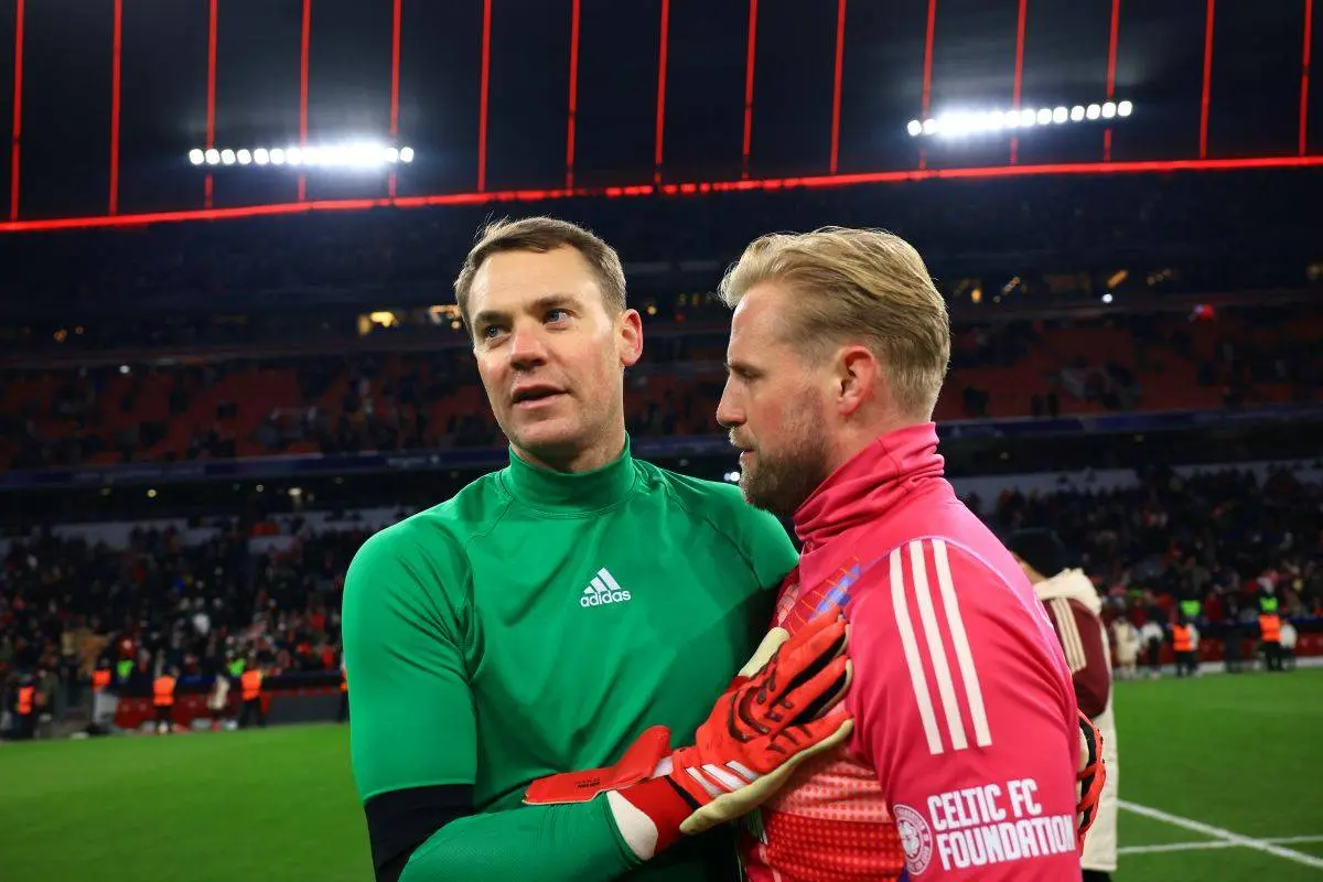 kasper schmeichel manuel neuer