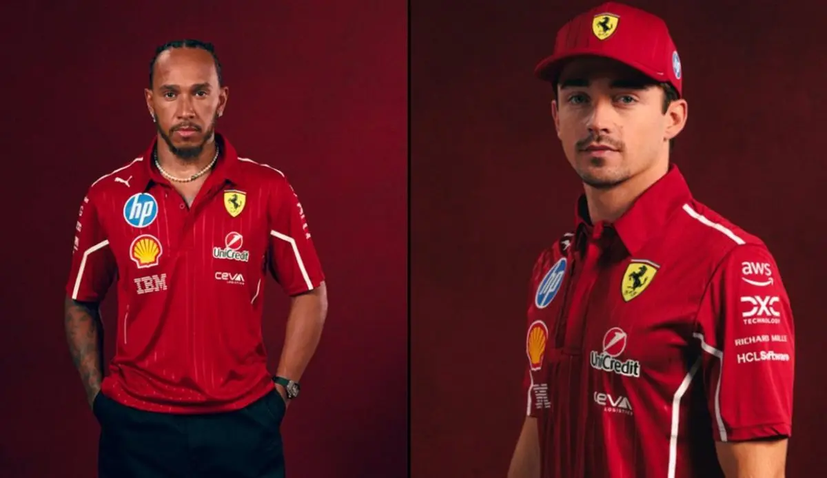 lewis hamilton og charles leclerc