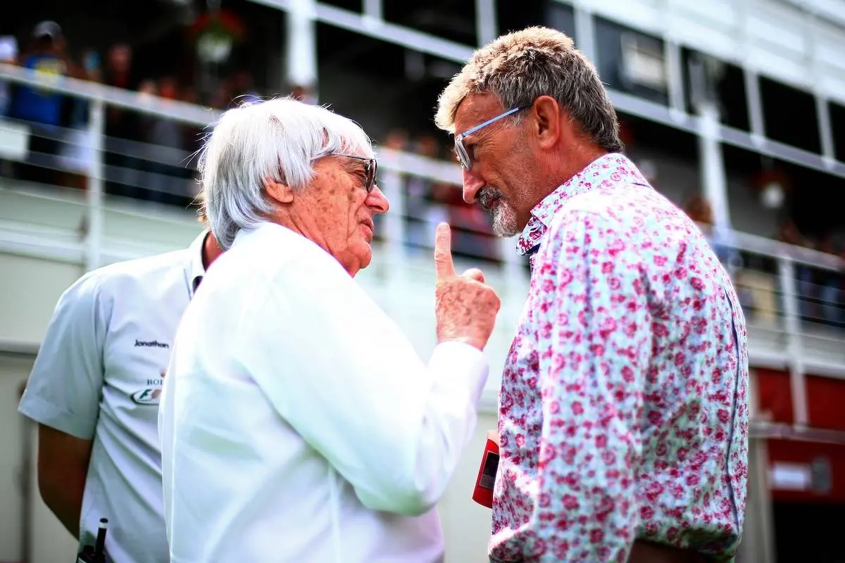 Bernie Ecclestone forklarer hvorfor han ikke kommer til Eddie Jordans begravelse