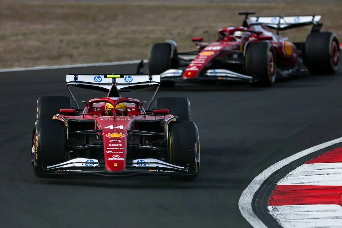 hamilton leclerc ferrari