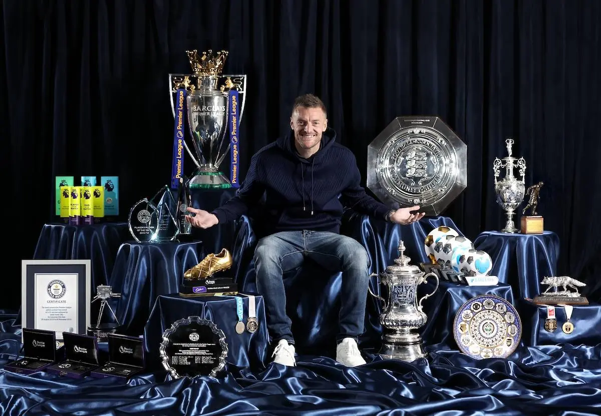 Efter 13 år: Jamie Vardy takker af i Leicester City