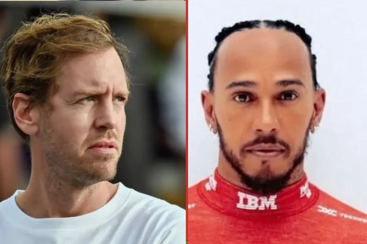 Sebastian Vettel forsvarer Lewis Hamilton efter vanskelig start hos Ferrari