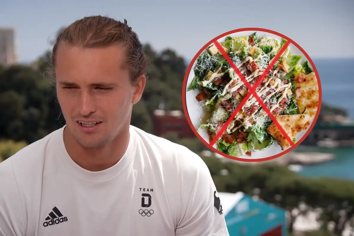 Alexander Zverev synes mad er spild af tid: "Bliver tvunget til at spise"