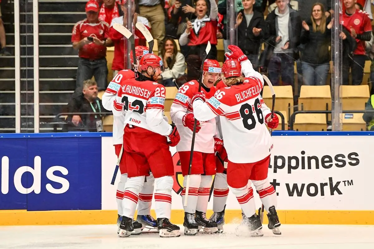 Nu skete det endelig for Danmarks ishockeyherrer, og det udløste gåsehud