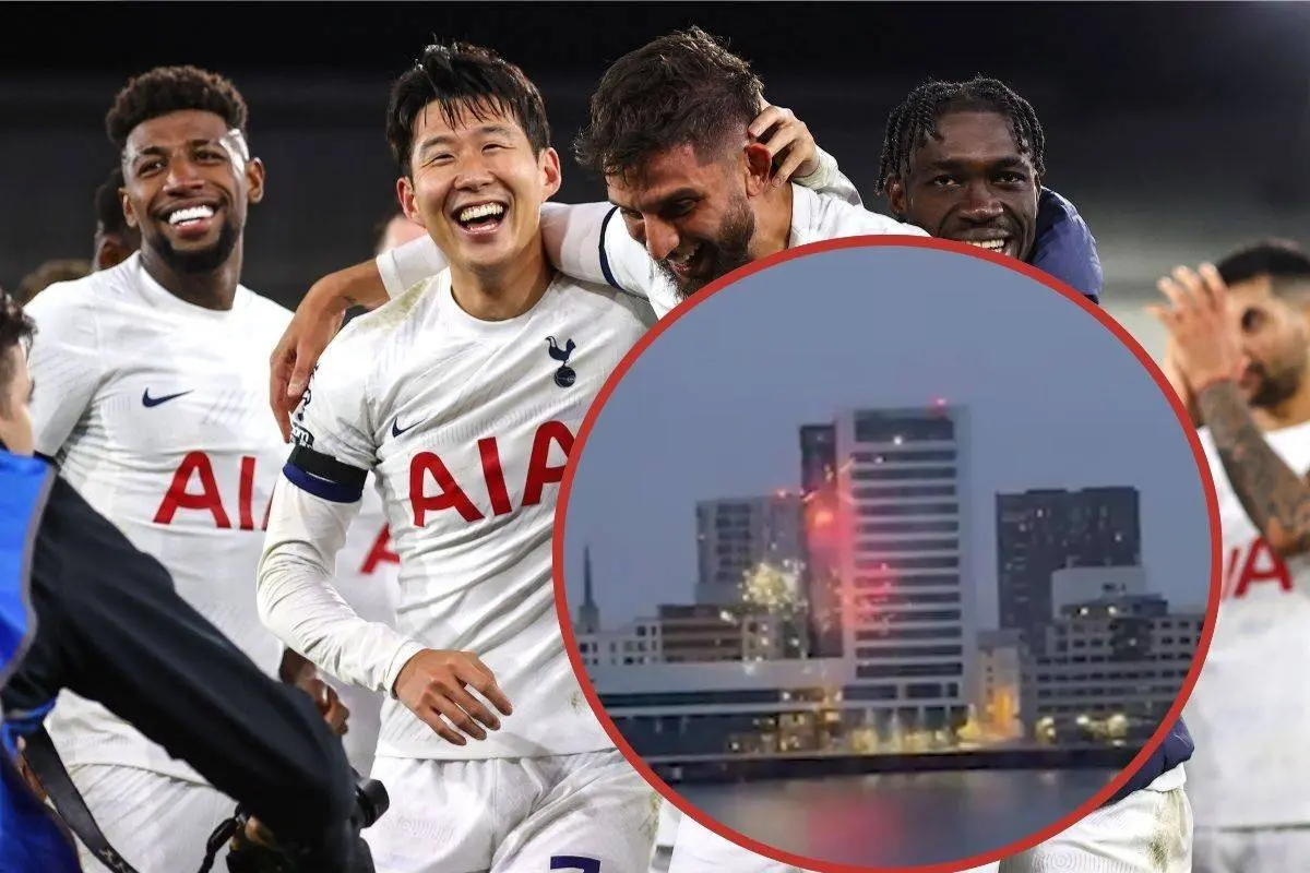 Norsk fyrværkeri: Bodø/Glimt-fans holder Tottenham-spillere vågne