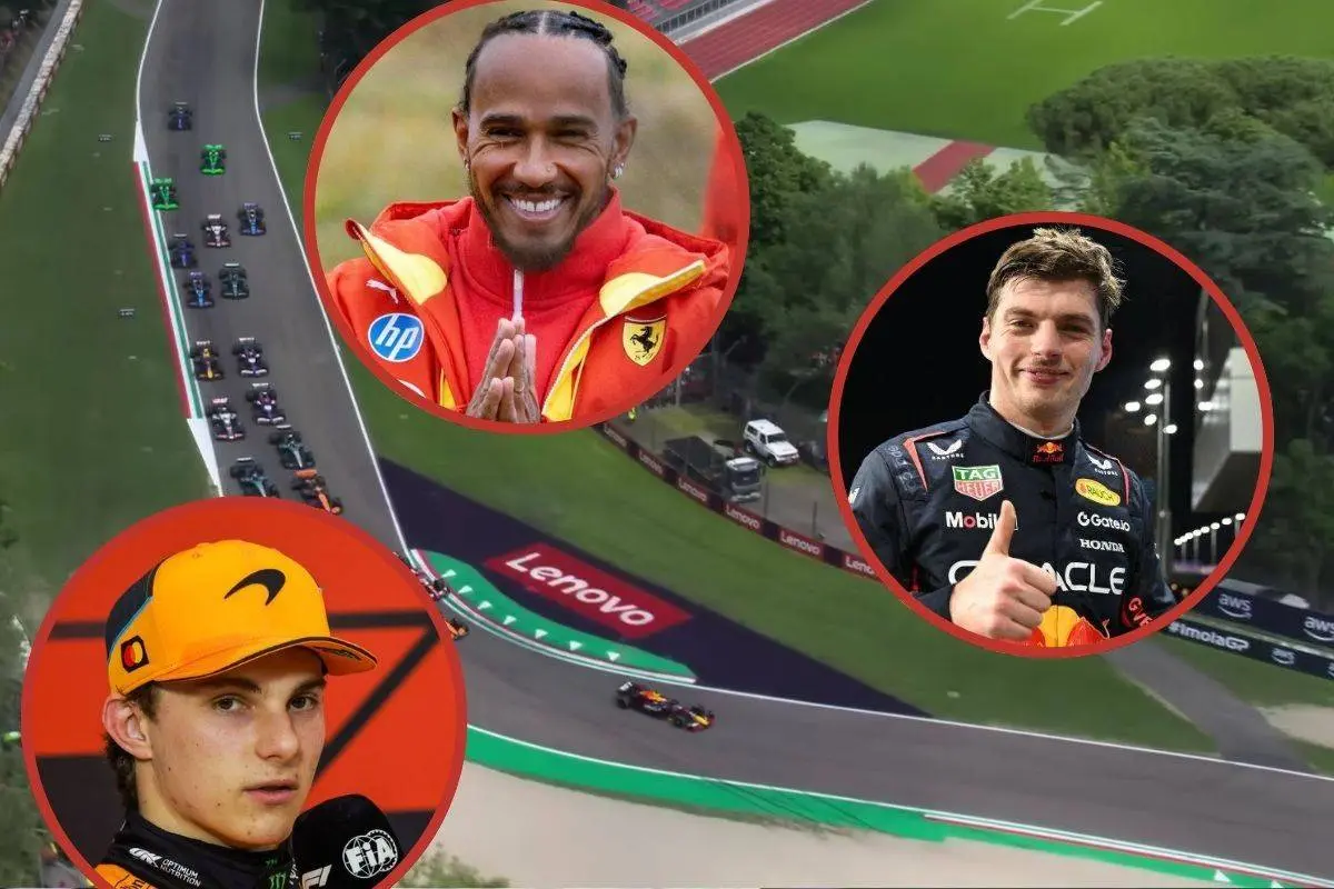Emilia Romagna Grand Prix Lewis Hamilton Max Verstappen Oscar Piastri
