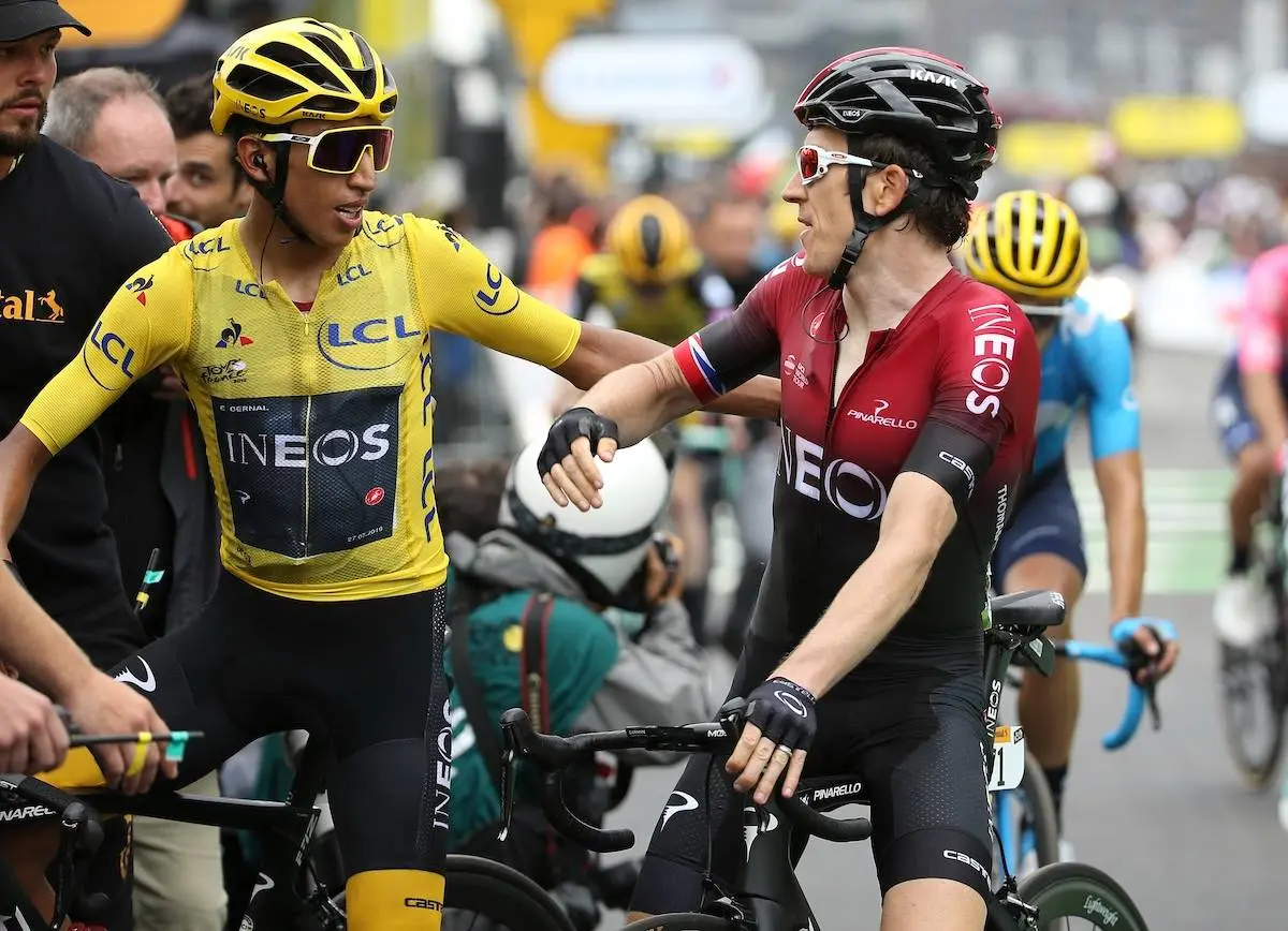 Egan Bernal + Geraint Thomas