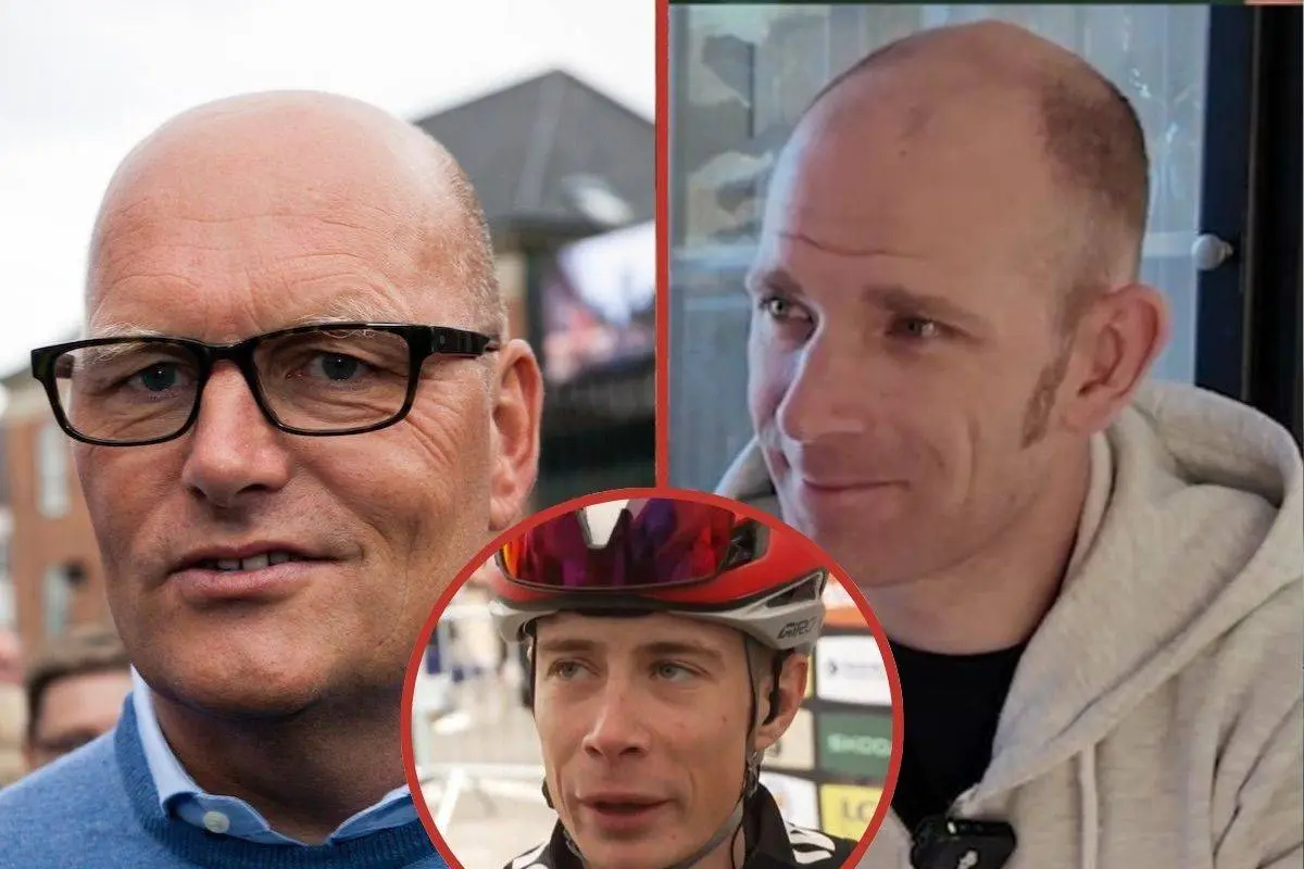 Bjarne Riis og Michael Mørkøv jubler over Jonas Vingegaard