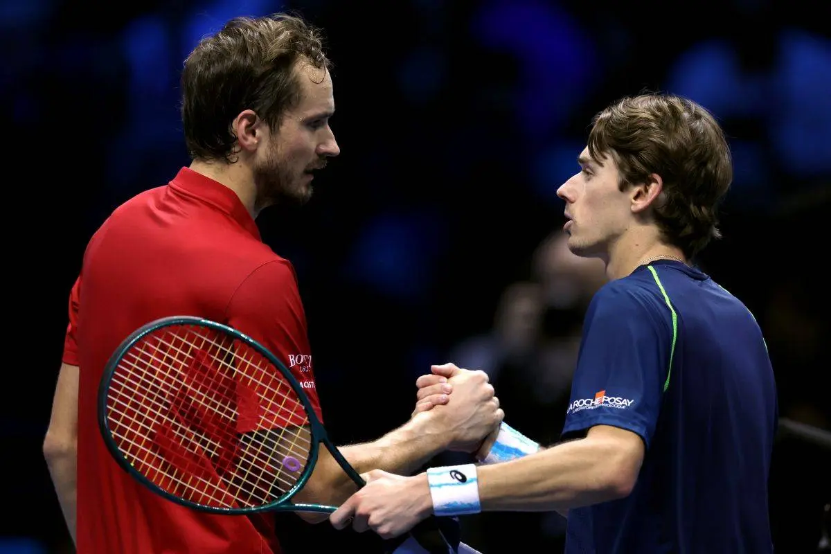 Daniil Medvedev Alex de Minaur