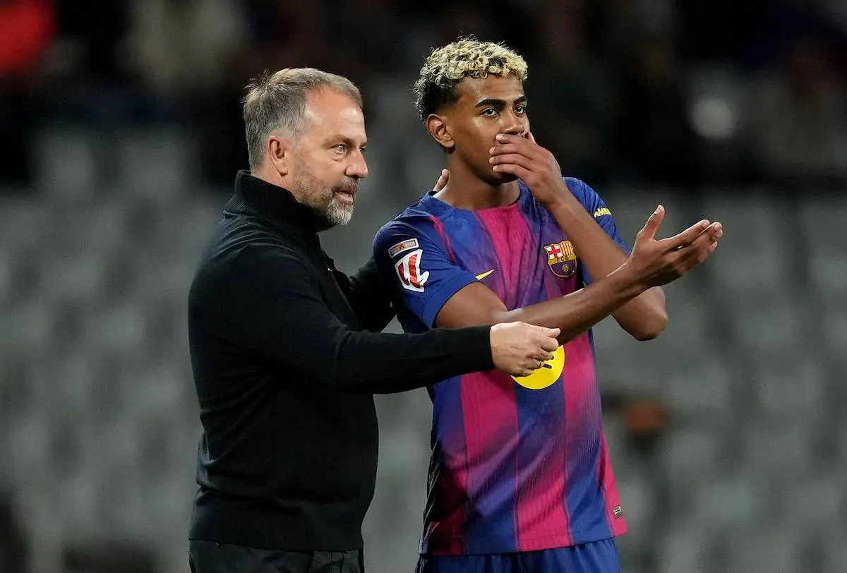 Medier: Lamine Yamal skyld i at Hansi Flick vil forlade FC Barcelona