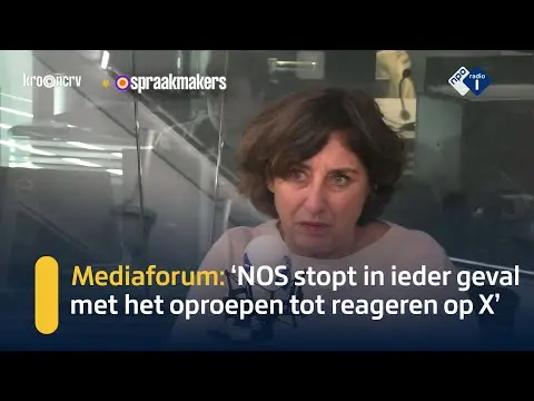 Kijk! NOS-hoofdredacteur doet huilehuilie over X: 'We roepen mensen niet meer op daar te reageren'
