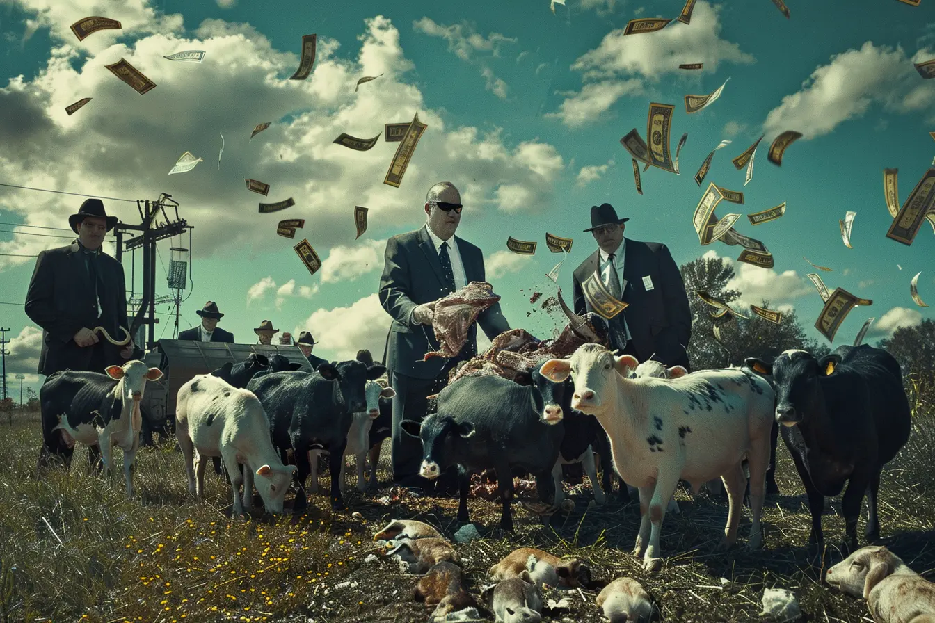 LOL! Show me the money! 'Groene' banken achter "toename van vlees- en melkproductie"