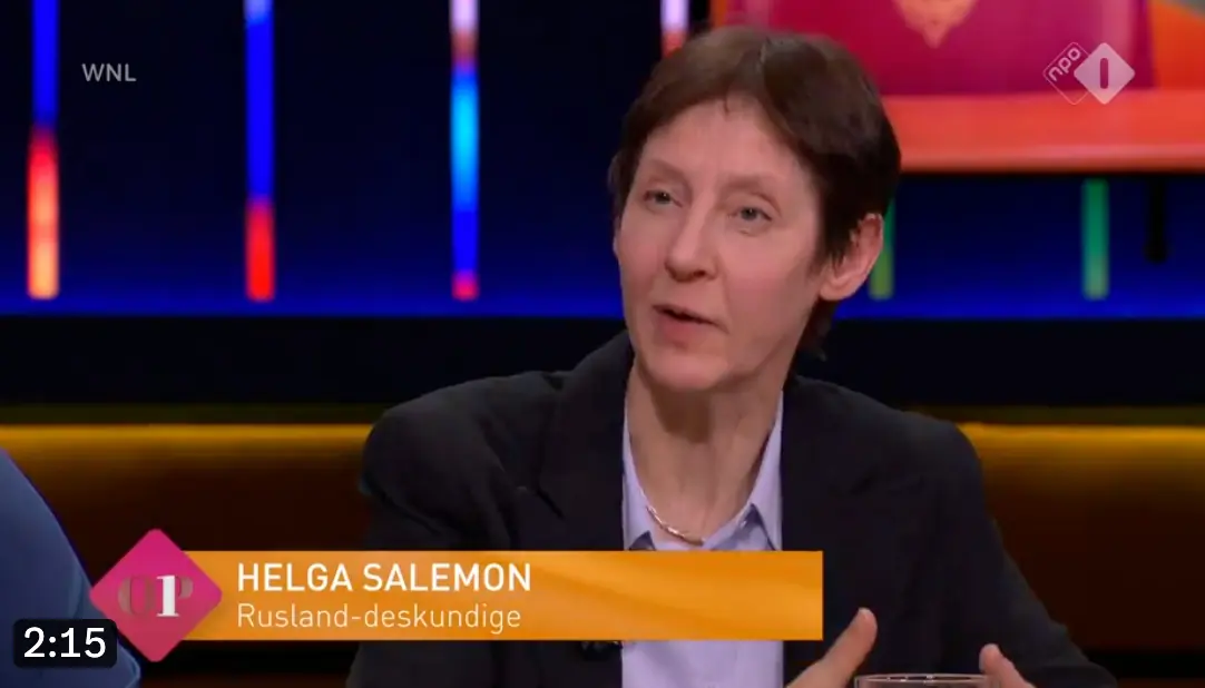 FVD-intellectueel John Laughland FILEERT Rusland-roeper Helga Salemon: 'Ze wordt betaald door de NAVO!'