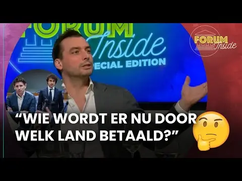 Filmpje! Forum Inside veegt de VLOER aan met 'Rusland-beschuldigingen': "Er is letterlijk GEEN WOORD van waar"