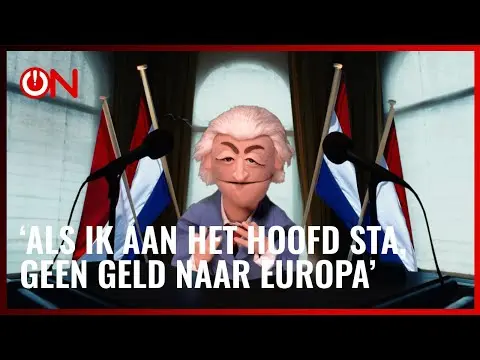 Filmpje! Geert Wilders' verbeterde tekst voor Eurovisie 'Europapa': 'Als ik aan het hoofd sta...'