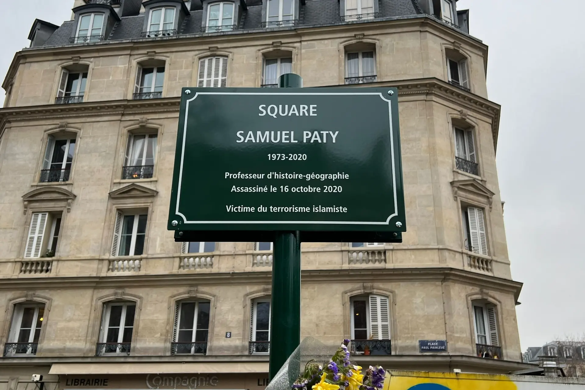 plaque square samuel paty paris v fr75 2022 01 16 2