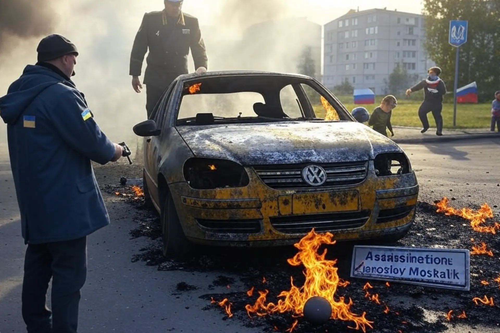 Oekraïne Pleegt Terreur: Autobom Doodt Russische Generaal!