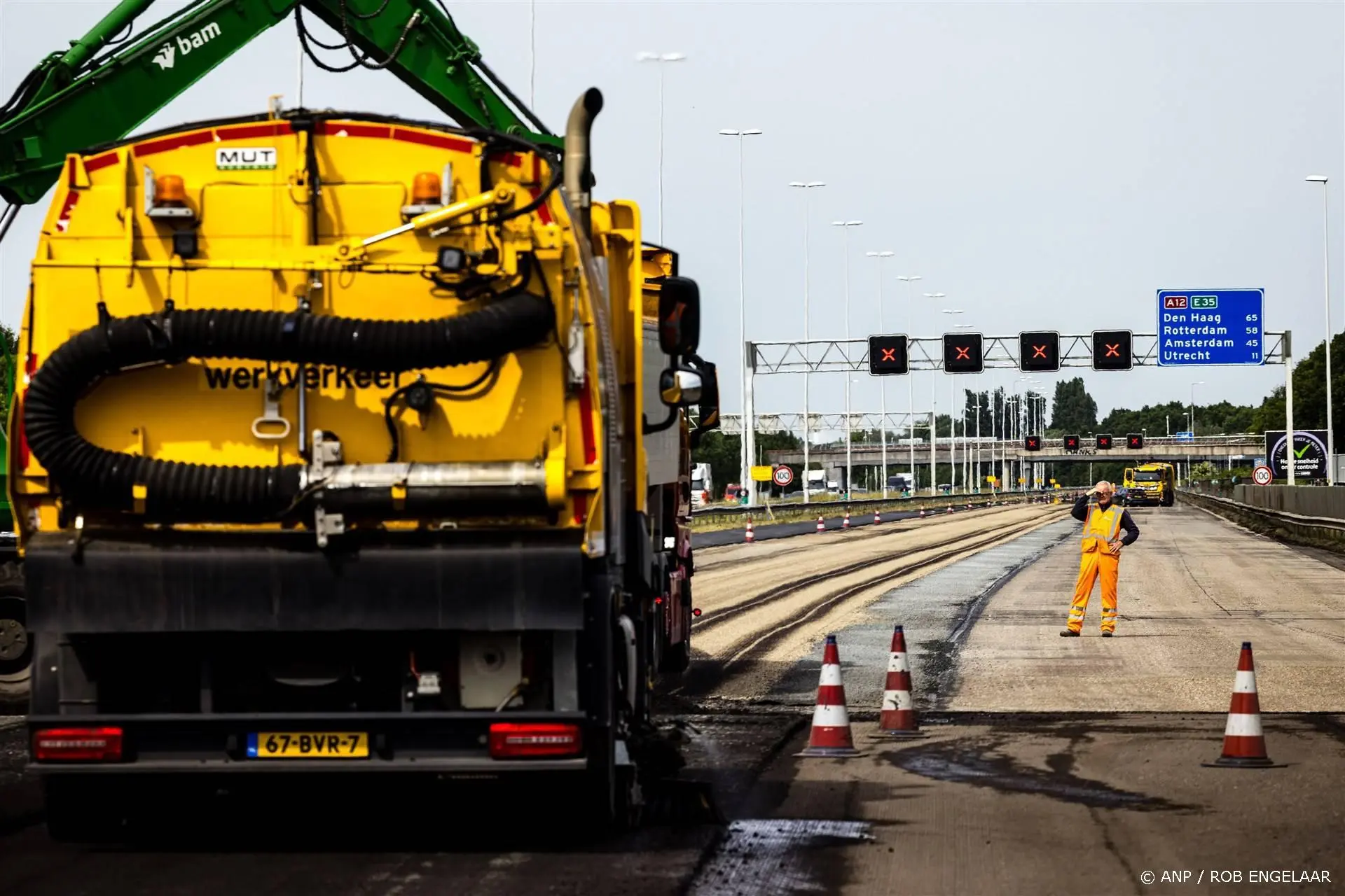 A12 weer open voor verkeer