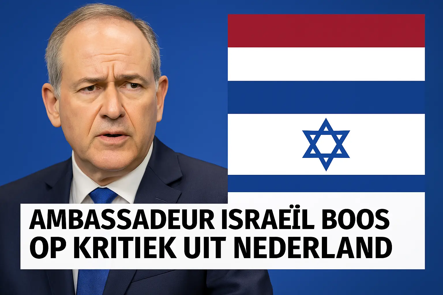 Ambassadeur Ephraim klaagt: Nederland maakt ’historische fout’ door Israël te controleren