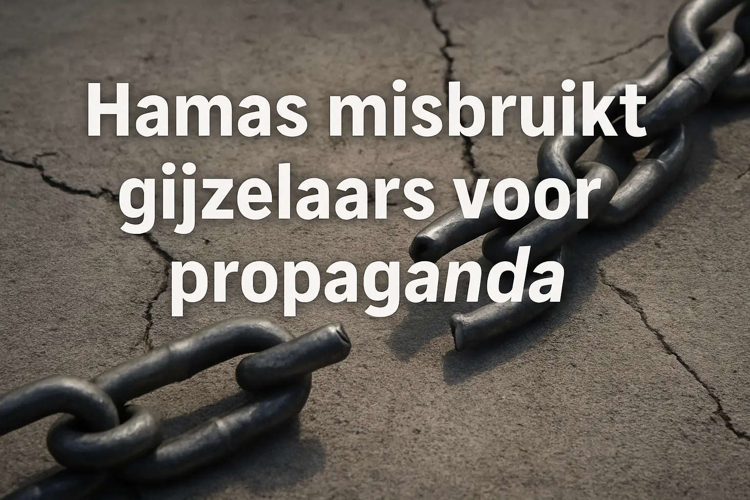 Hamas speelt walgelijk spel met levens gijzelaars