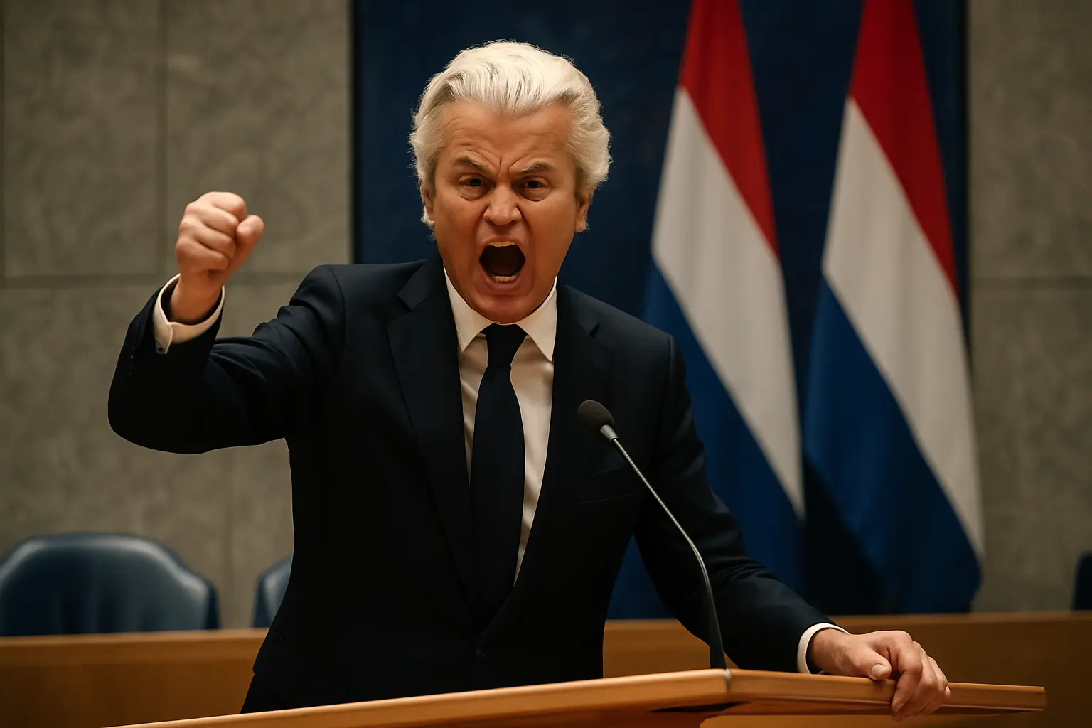 Geert Wilders fileert VVD-theater in Scheveningen – maar hoe geloofwaardig is dat nog?