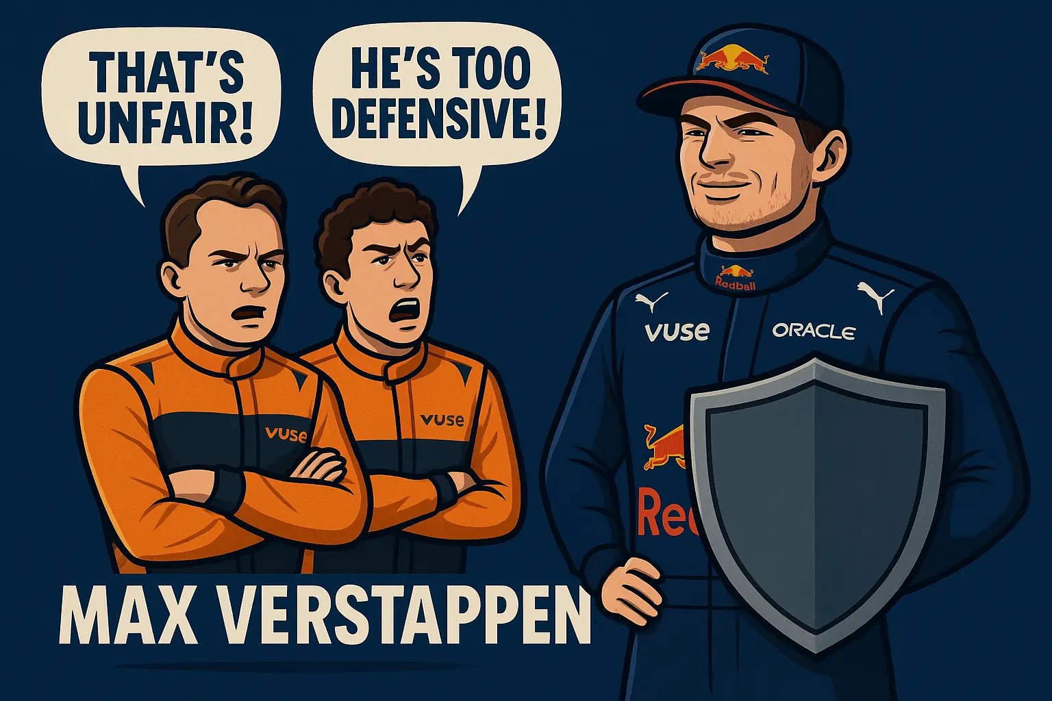 McLaren-coureurs zeuren over Verstappen: “Hij verdedigt te hard” – watjes!