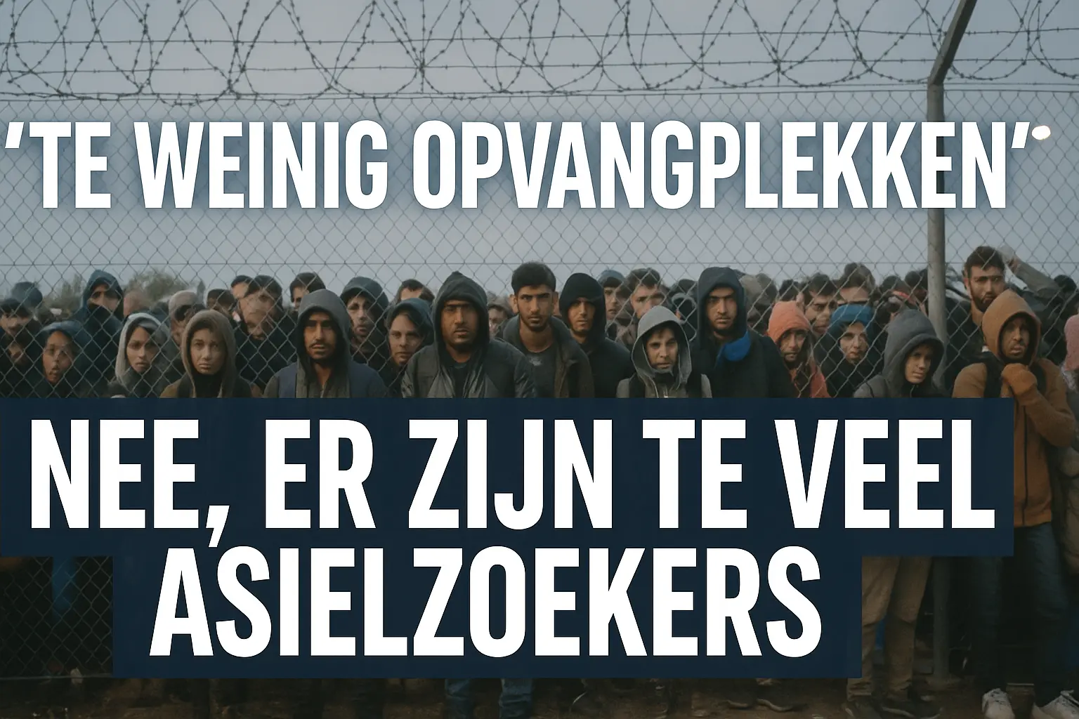 NOS huilt om opvangplekken – maar het echte probleem is de massa-instroom zelf