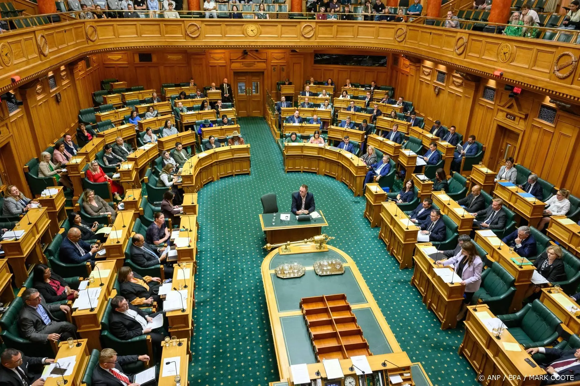 Politica Nieuw-Zeeland uit parlement gezet tijdens Palestinadebat