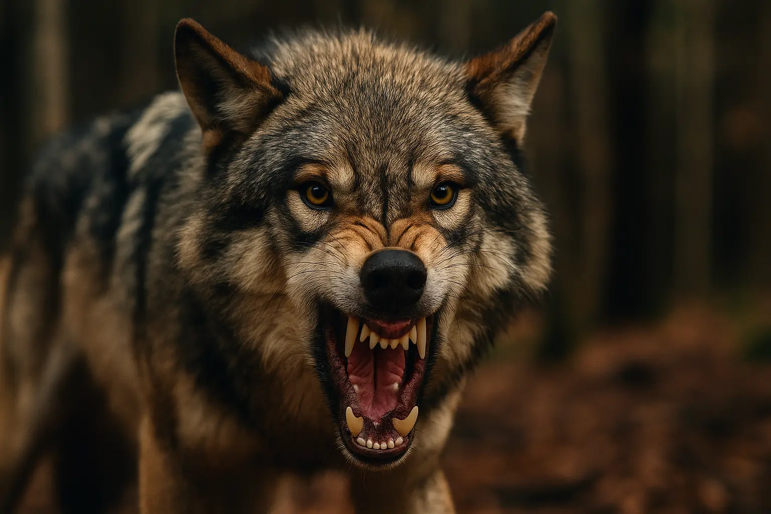 Knettergek: Extinction Rebellion demonstreert om bijtende wolf Bram te beschermen