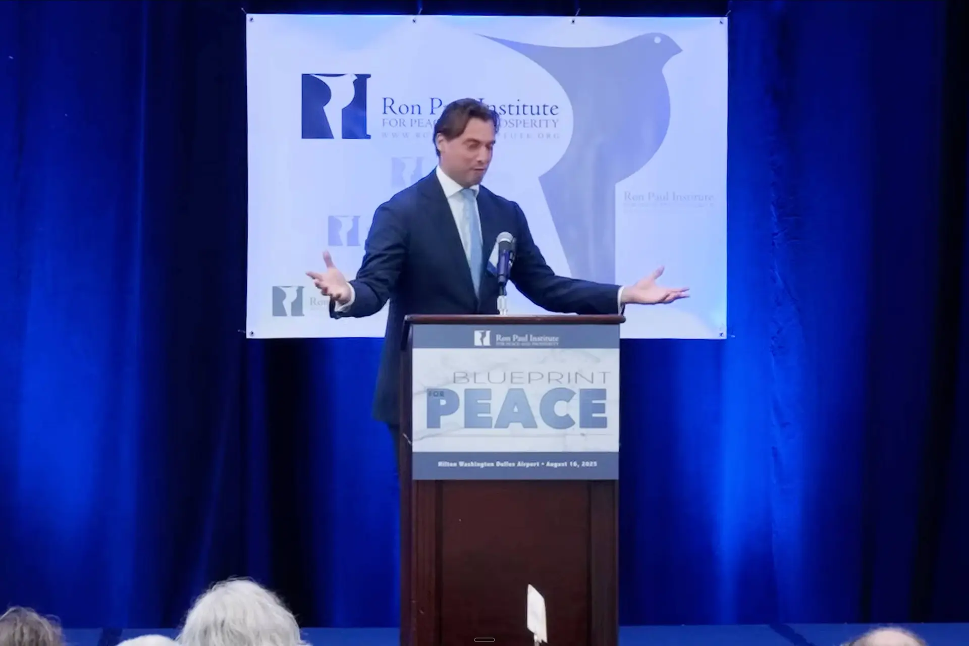 Thierry Baudet spreekt op groot Ron Paul-congres: enige Europese politicus aanwezig