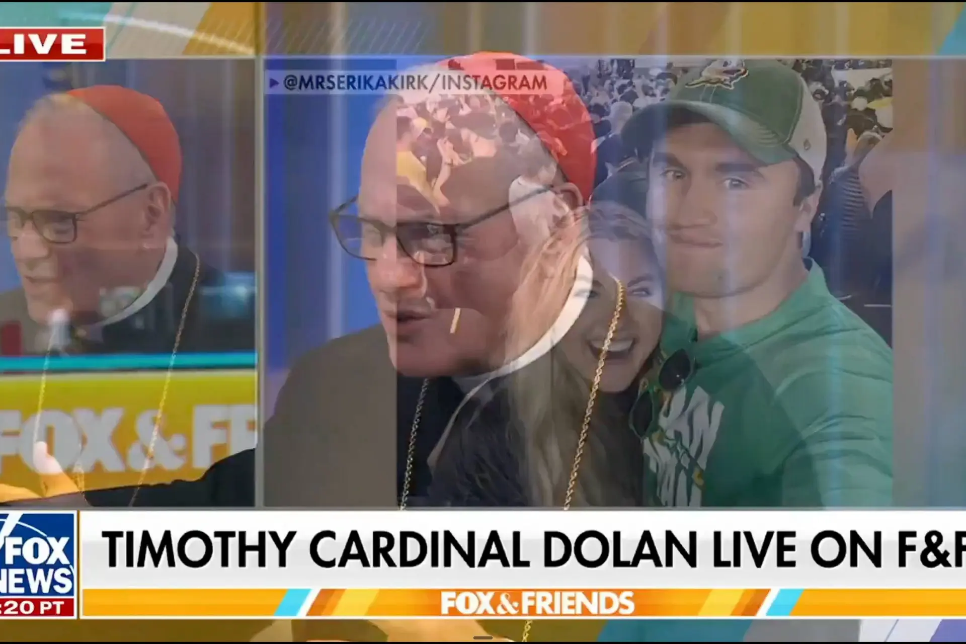 Kardinaal Dolan prijst Charlie Kirk als “moderne Paulus” en ware held