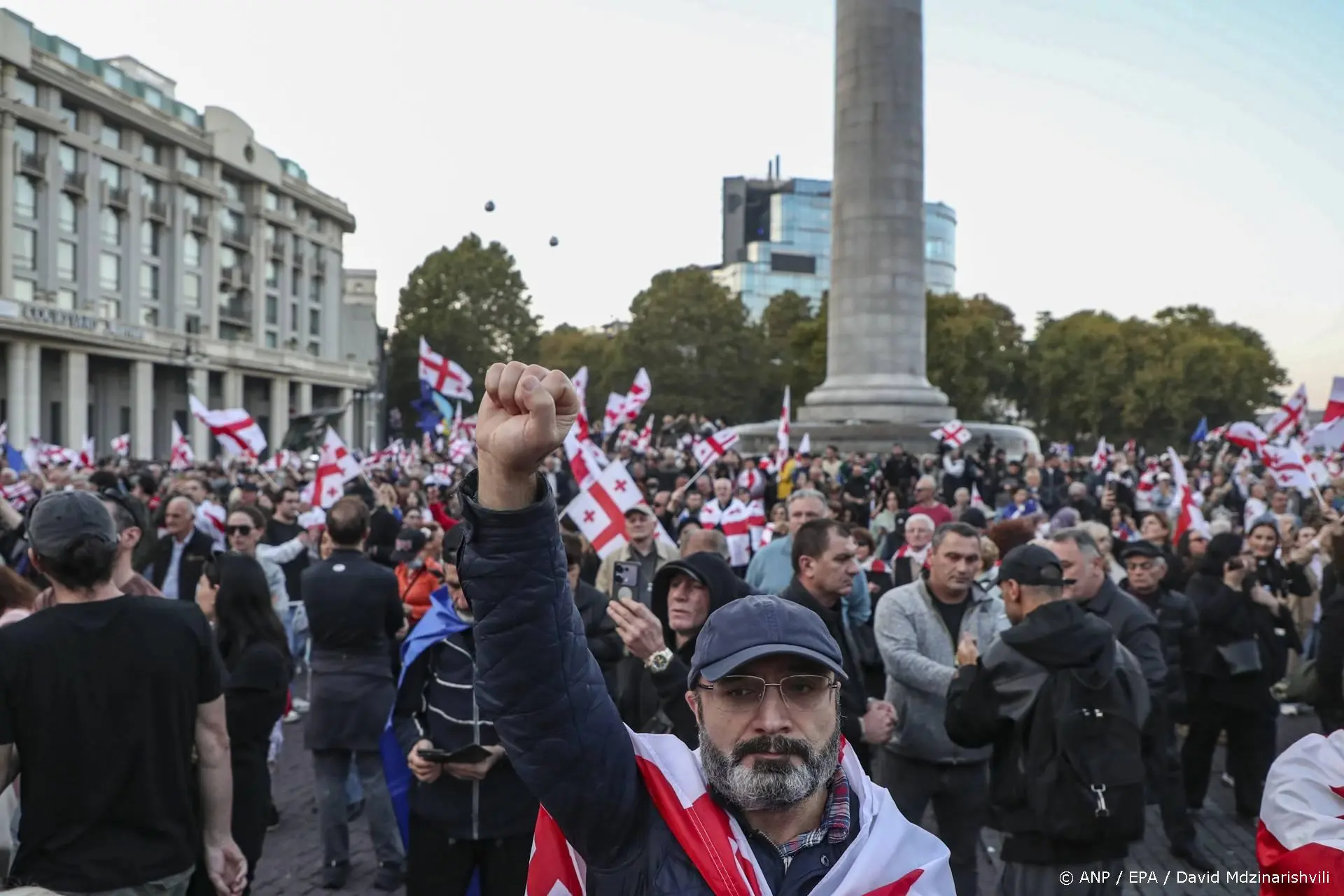 Grote protesten in Georgië bij lokale verkiezingen