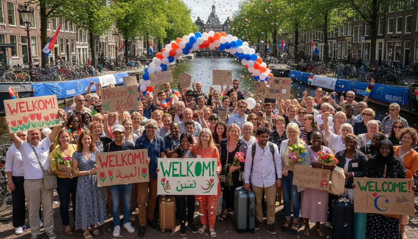 Woke-activisten in Aalten willen massamigratie vieren - met een boekje voor het azc