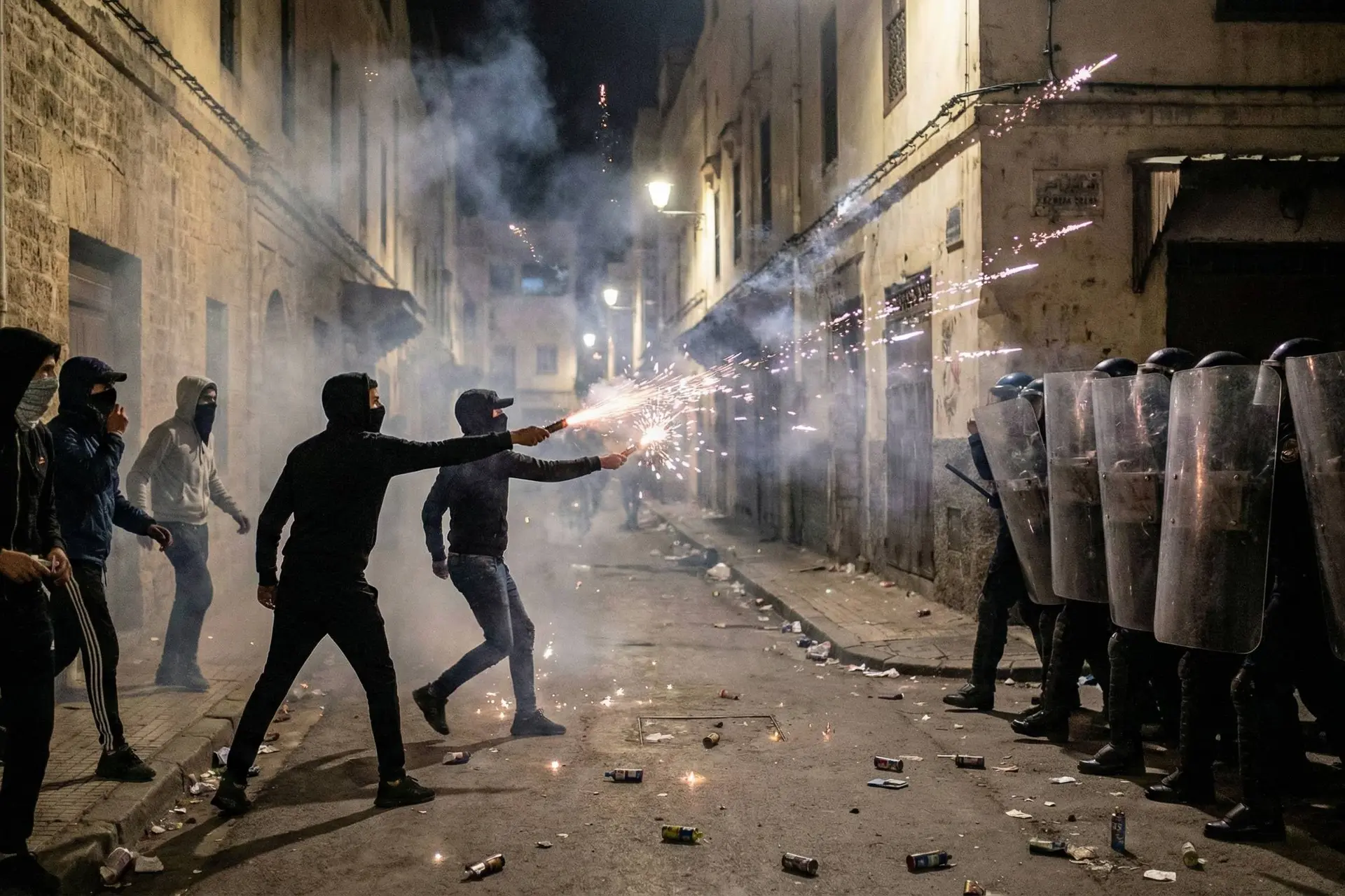 OORLOG OP STRAAT: 'Jongeren' vallen hulpverleners aan met vuurwerk in Tilburg! Straf is een lachertje