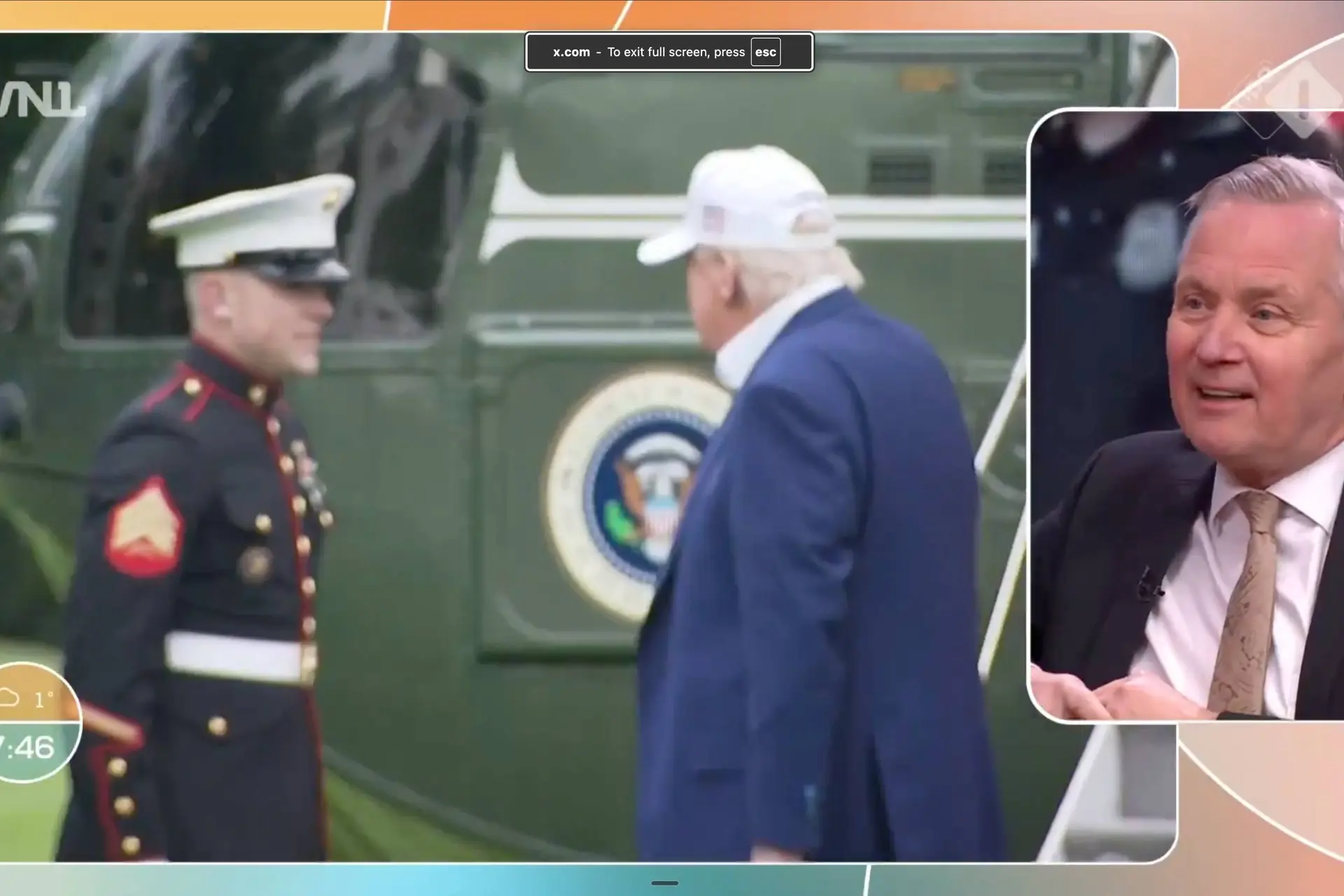 COMPLETE WAANZIN: Links wil oorlog met Trump, maar Van der Burg trapt op de rem