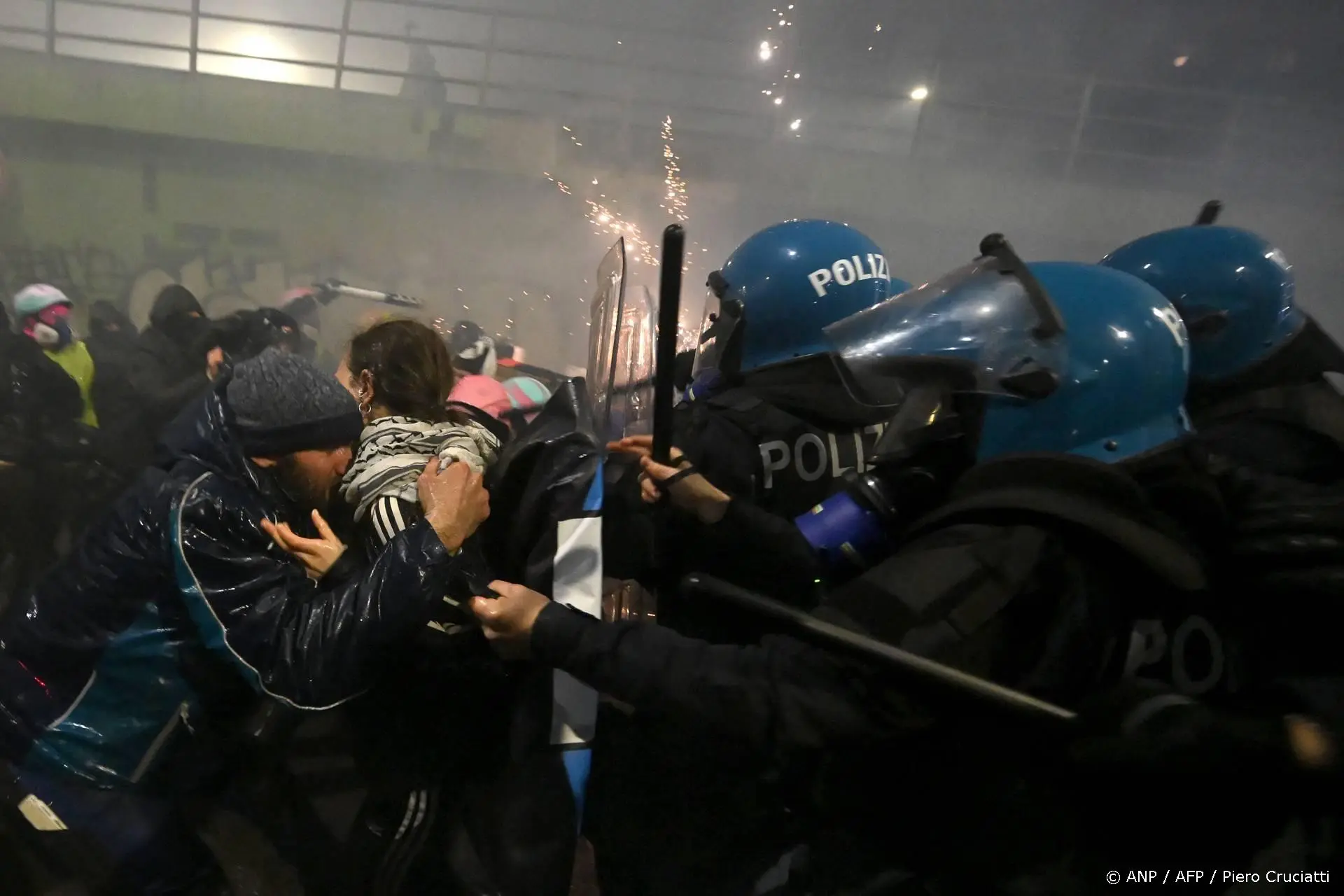 Rellen bij protest in Milaan tegen Olympische Winterspelen