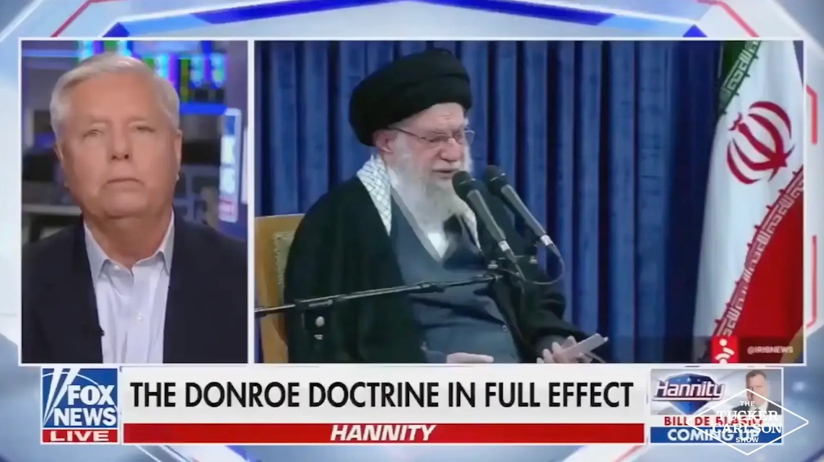 Oorlogshitser Lindsey Graham slaat weer op de trom: haviken azen nu openlijk op Iran