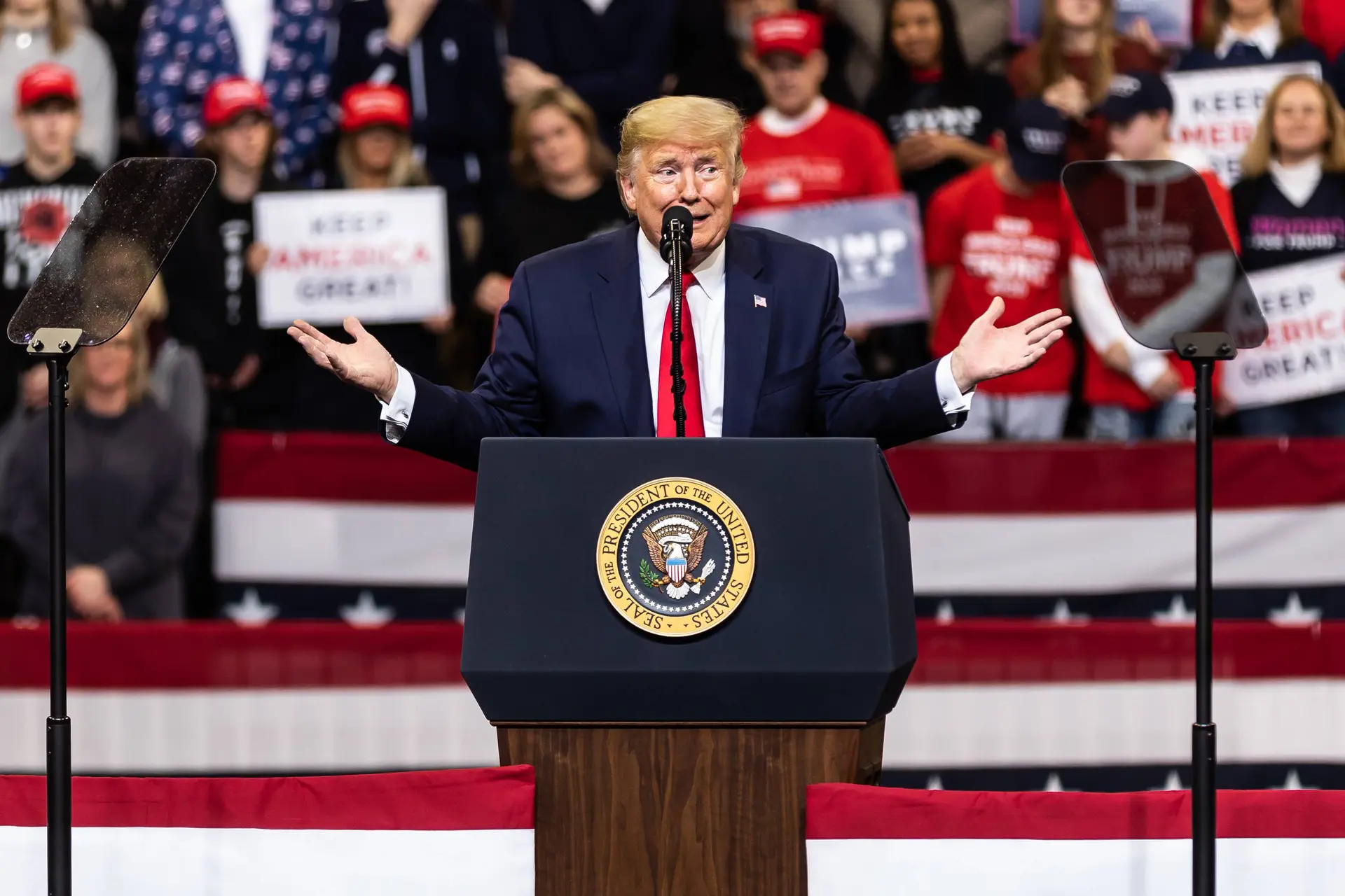 Nieuwe peiling: Amerikanen verdeeld over motieven Trump voor oorlog in Iran