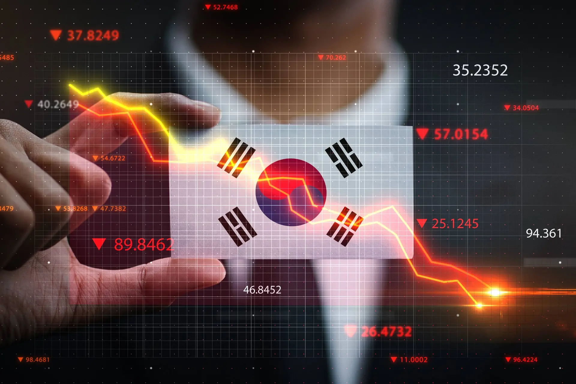 De economische apocalyps is begonnen: paniek in Zuid-Korea na hervatting handel, beurs stort in met maar liefst 10 procent