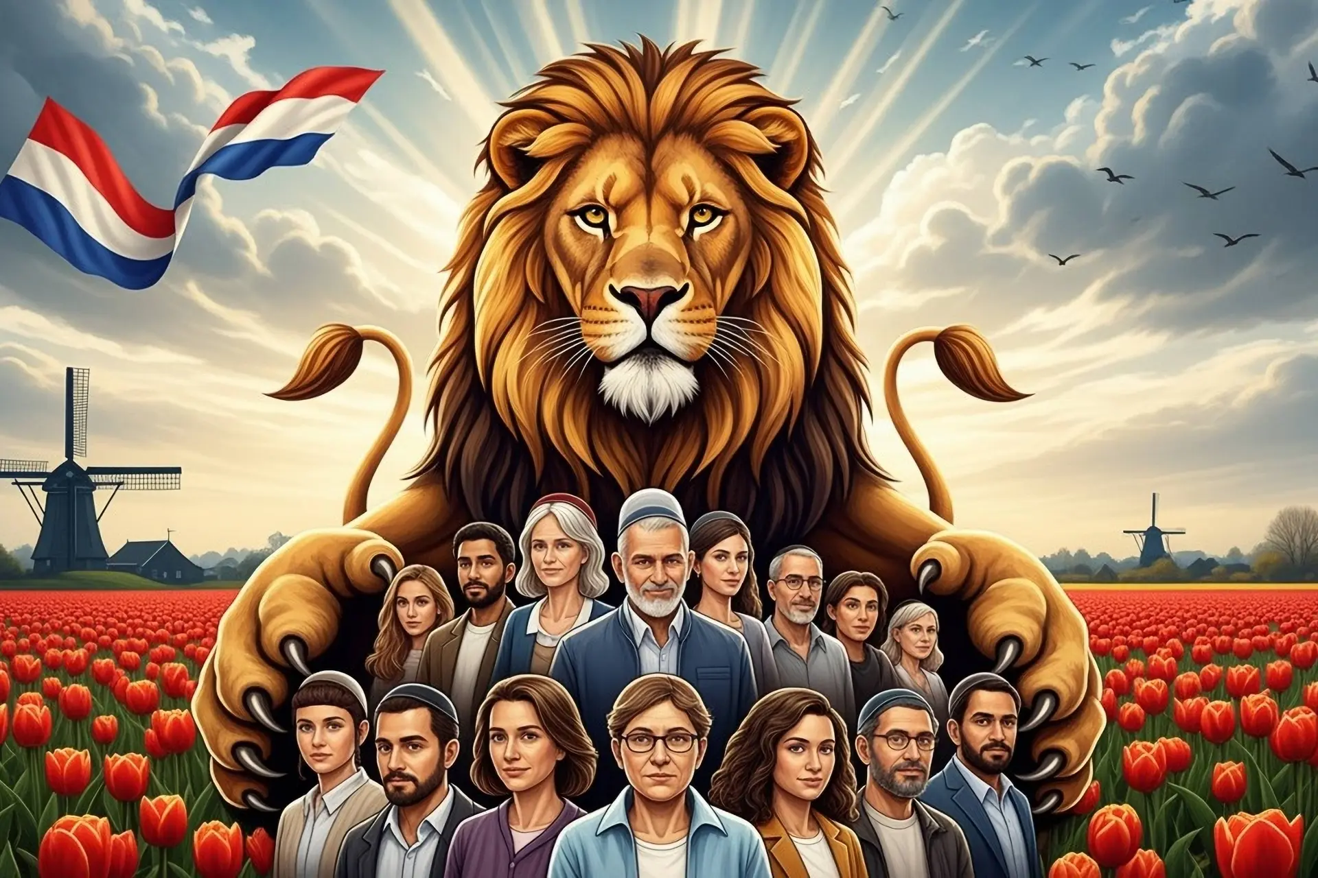Terreur tegen Nederlandse Joden is volstrekt onacceptabel: blijf met je smerige kladden van óns volk af!