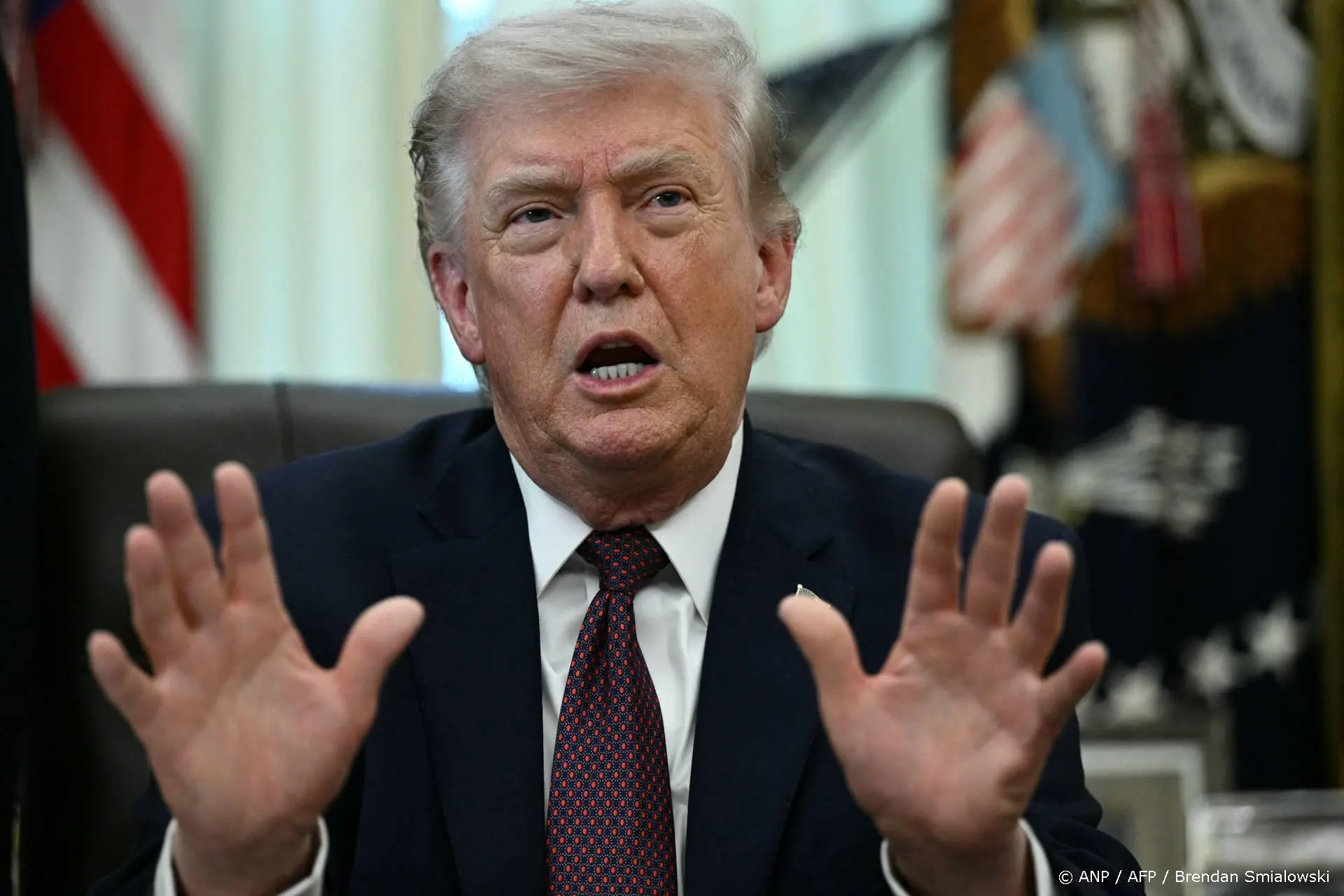 Trump claimt dat Iraanse leider om wapenstilstand vroeg