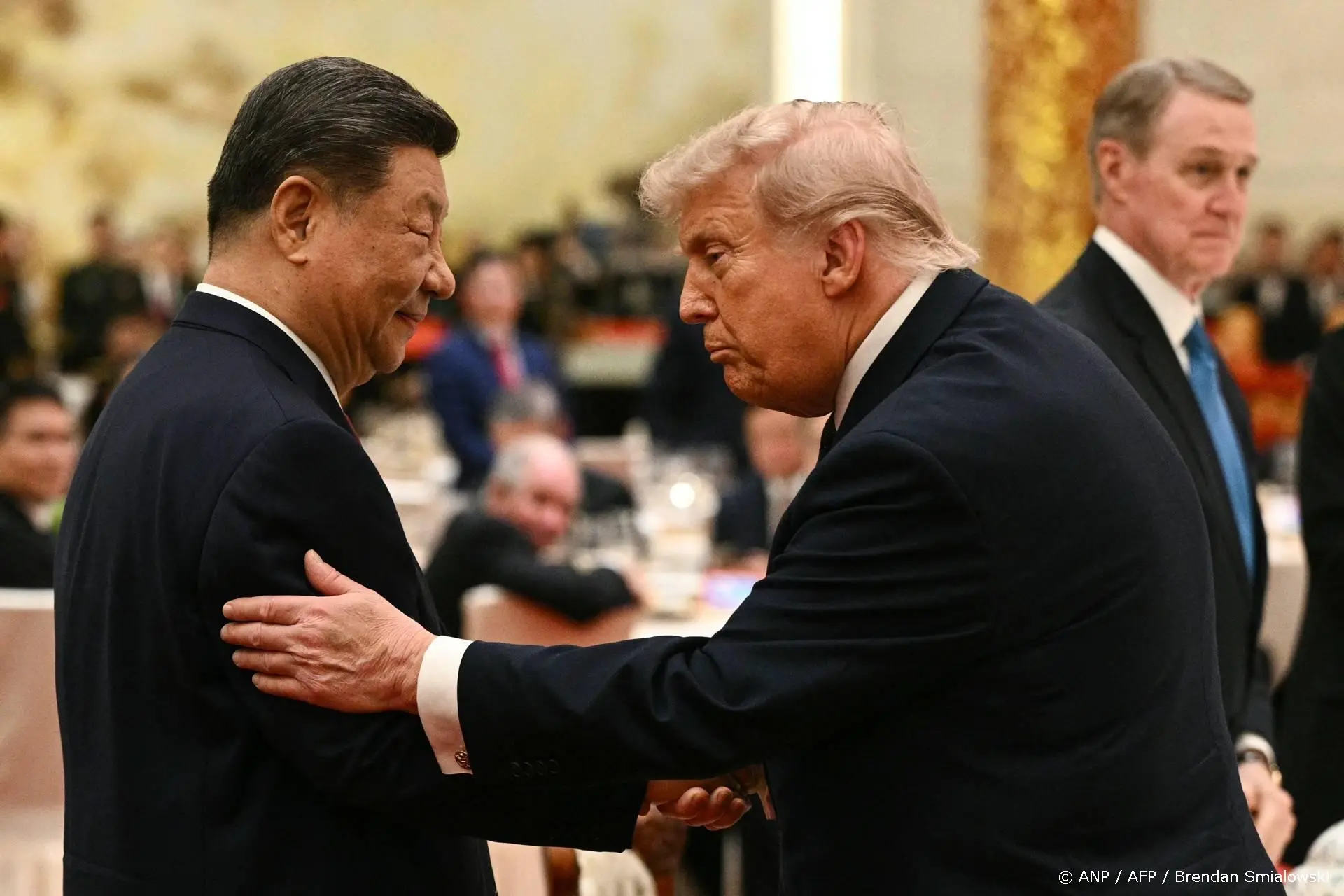 Trump en Xi spreken bij staatsbanket van hoop op goede contacten