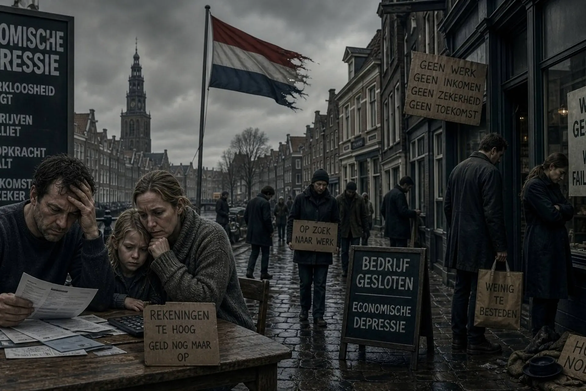 Nederland stevent af op horrorscenario: Stagflatie vreet banen en koopkracht op